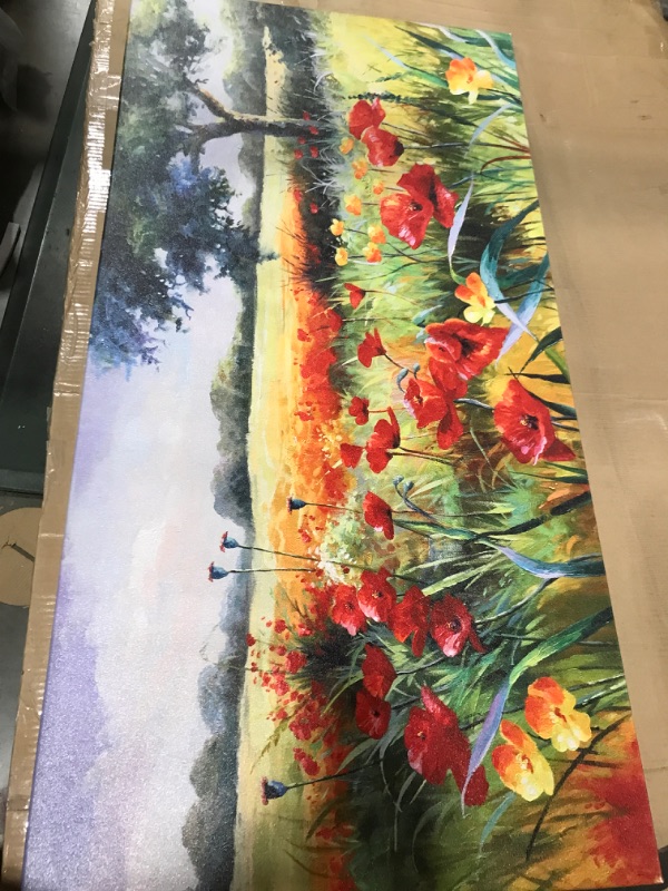 Photo 1 of 14x47 floral painting