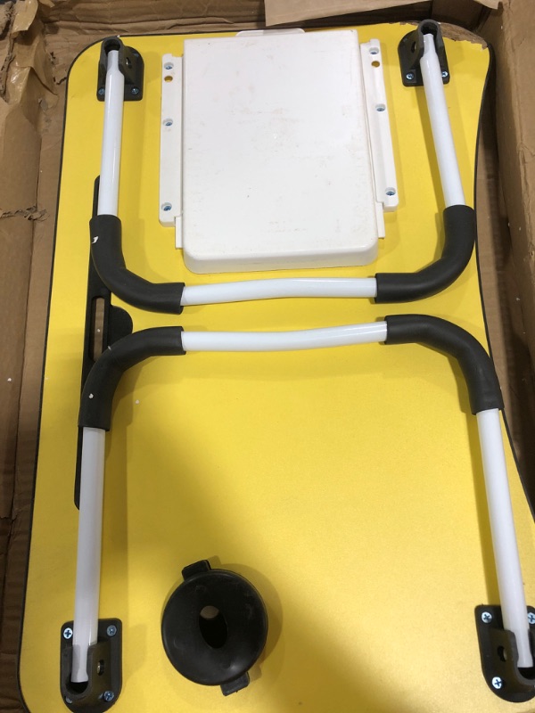 Photo 2 of generic black and yellow laptop desk tray