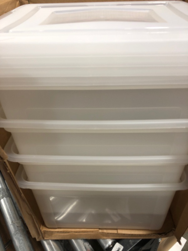Photo 1 of 4 plastic totes