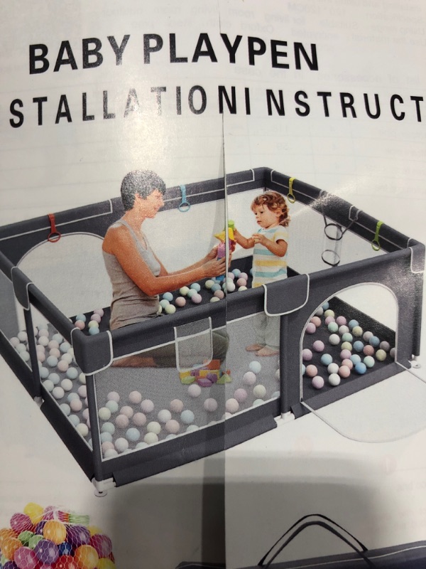 Photo 1 of generic baby ball pit playpen