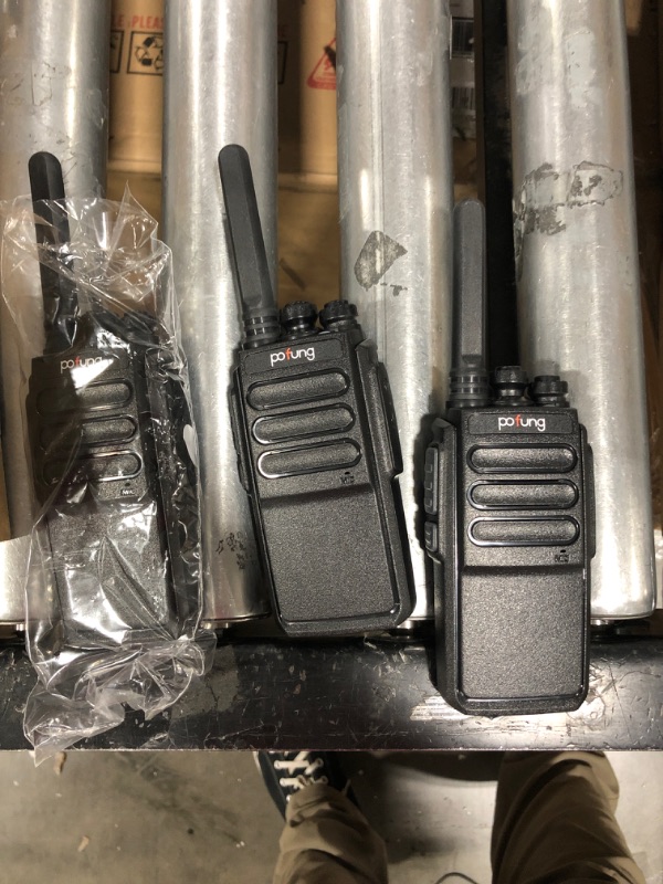 Photo 1 of Pofun Two-Way Radio Ham Radio Handheld Long Range Walkie Talkie for Adults