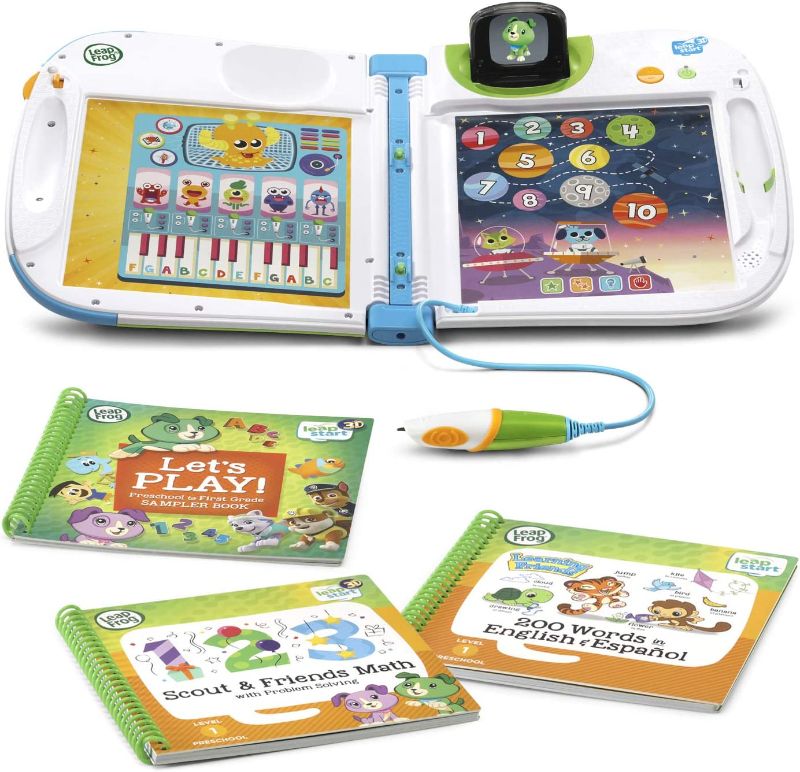 Photo 1 of LeapFrog LeapStart 3D Interactive Learning System & 2 Book Combo Pack: Learning Friends and Scout & Friends Math
