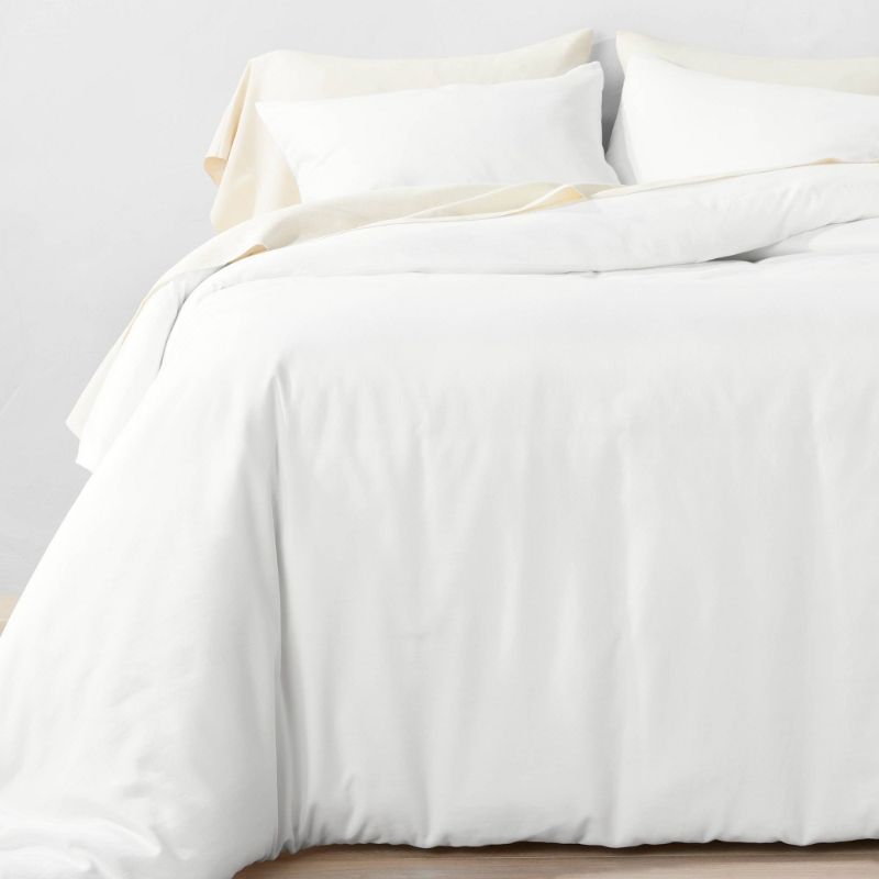 Photo 1 of 3pc Lyocell Cotton Blend Duvet & Sham Set - Casaluna™ FULL/QUEEN
