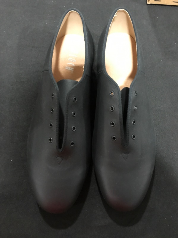 Photo 2 of [Size 11] Bloch Dance Men's Jazz Oxford Leather Sole Character Shoe - Black