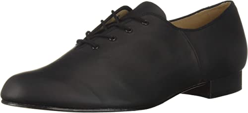 Photo 1 of [Size 11] Bloch Dance Men's Jazz Oxford Leather Sole Character Shoe - Black