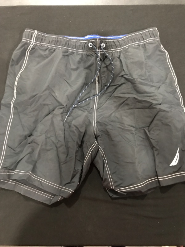 Photo 1 of [Size XL] Nautica Mens Swim Trunks- Grey and Blue