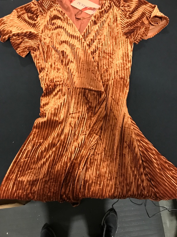 Photo 1 of [Size L] Landies Long Wrap Dress- Burnt Sienna