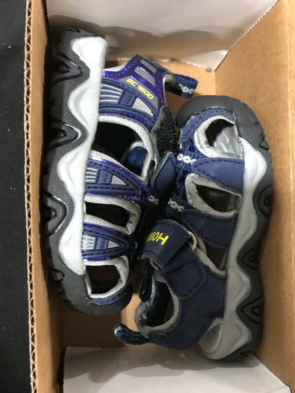 Photo 1 of [Size 5] BODATU Boys' and Girls' Summer Outdoor Beach Sports Closed-Toe Sandals 5 Toddler Darkblue 35