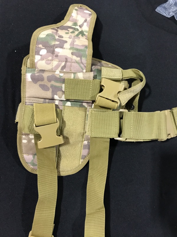 Photo 1 of Tactical Pistol Holster Drop Leg Thigh Mag Pouch 