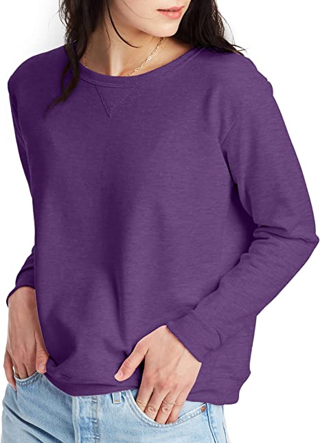 Photo 1 of [Size M] Hanes EcoSmart Sweatshirt- Purple