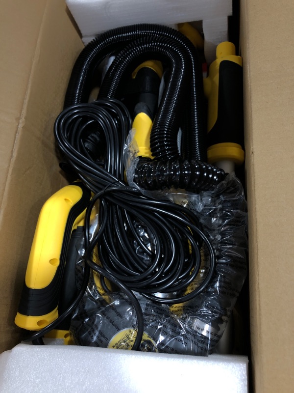 Photo 1 of Drywall Sander, Electric Drywall Sander with Vacuum, Automatic Dust Removal, 7 Variable Speed, 900-1800RPM, 26’ Power Cord, Labor-Saving Handle and Patented Fixture for Ceiling Sanding, LED Light
