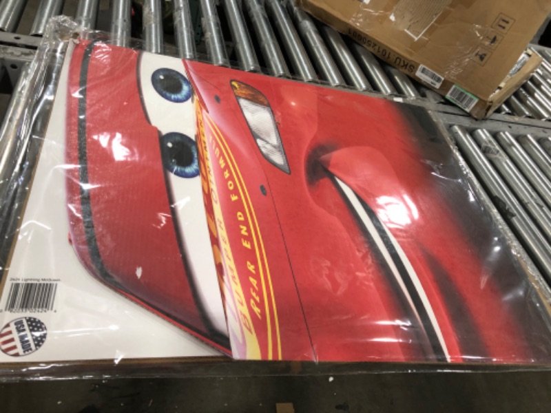 Photo 2 of Advanced Graphics Lightning McQueen Life Size Cardboard Cutout Standup - Disney Pixar's Cars 3 (2017 Film)