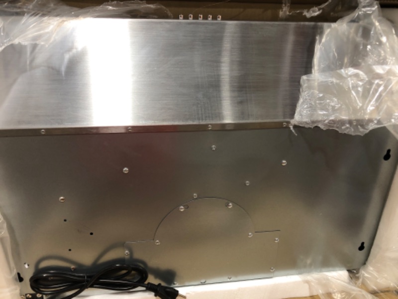 Photo 5 of 30 Inch Under Cabinet Range Hood Kitchen Vent Hood,Built in Range Hood for Ducted in Stainless Steel, 400 CFM with Permanent Stainless Steel Filters 30" 400CFM