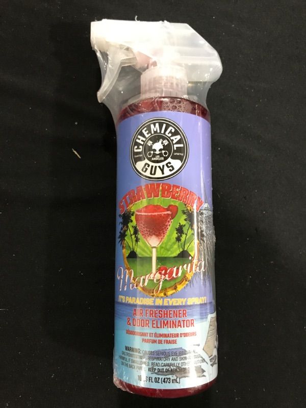 Photo 2 of Chemical Guys- Strawberry Margarita Premium Air Freshener and Odor Eliminator (16 oz) 