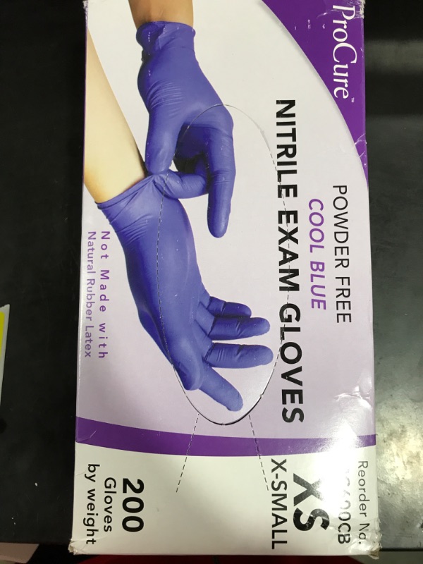 Photo 2 of [Size XS] 2000 Case Nitrile Exam Gloves