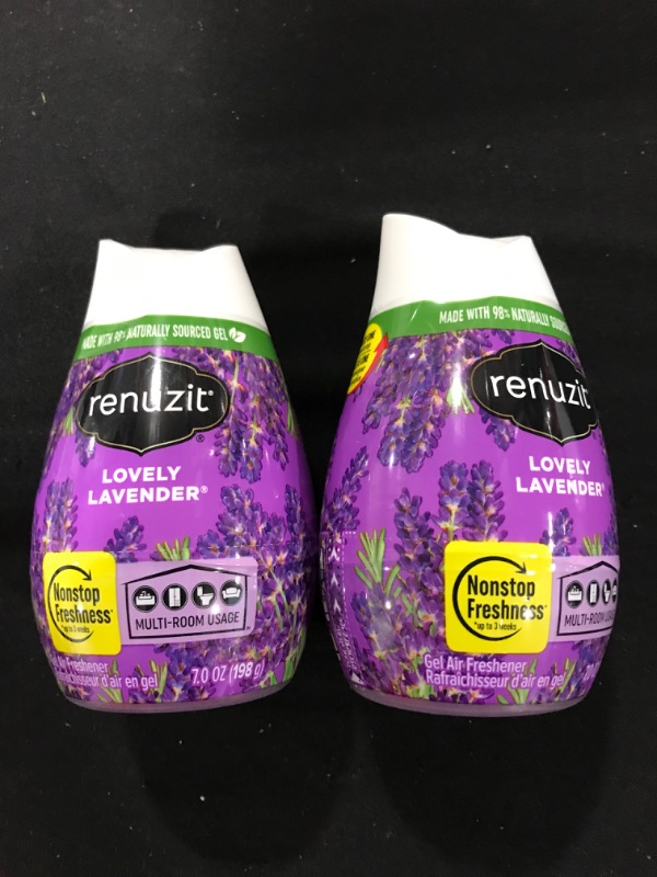 Photo 2 of 2 Pack- Renuzit Adjustables Cone Air Freshener, Lavender & Violets, 7oz-2 pack