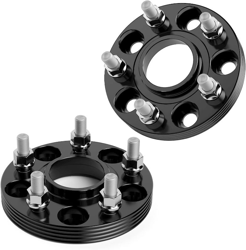 Photo 1 of 20mm Wheel Spacers for Tesla Model 3/Y, 5x114.3 Wheel Spacer for 2017+ Tesla Model 3 | 2020+ Tesla Model Y, 5x4.5 Hubcentric Spacers 64.1mm Hub Bore with M14x1.5 Studs, 6061-T6 Aluminum 2PCS