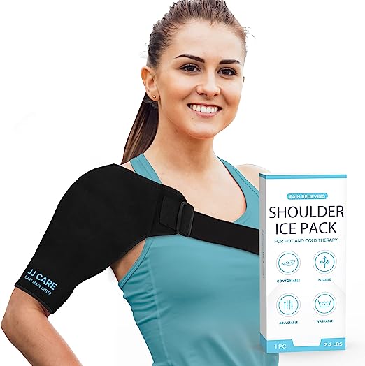 Photo 1 of JJ CARE Shoulder Ice Pack Rotator Cuff Cold Therapy | Compression Ice Pack for Shoulder Hot and Cold Wrap | Ice Pack for Shoulder Recovery, Rotator Cuff Pain Relief & Tendonitis After Shoulder Surgery 