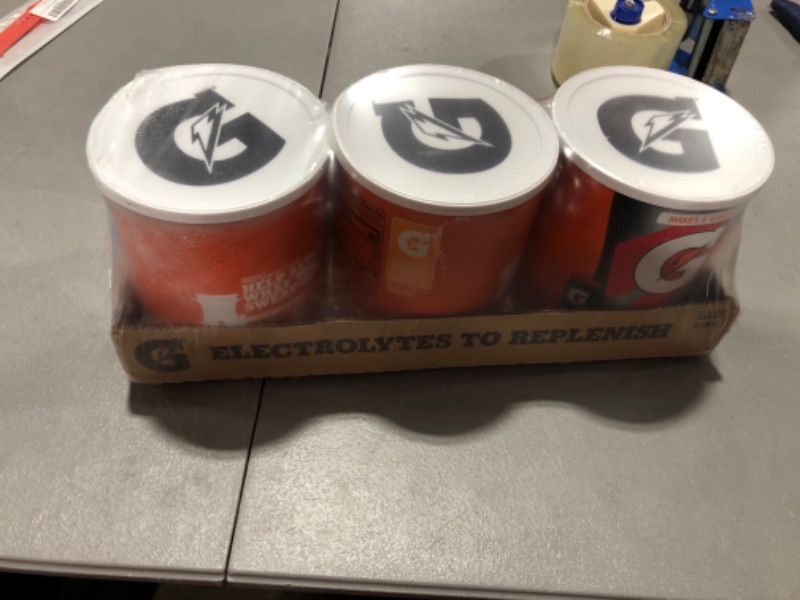 Photo 3 of Gatorade Thirst Quencher 51Oz Powder Variety Pack (Pack of 3) 3-Flavor Variety Pack 3.18 Pound (Pack of 3)