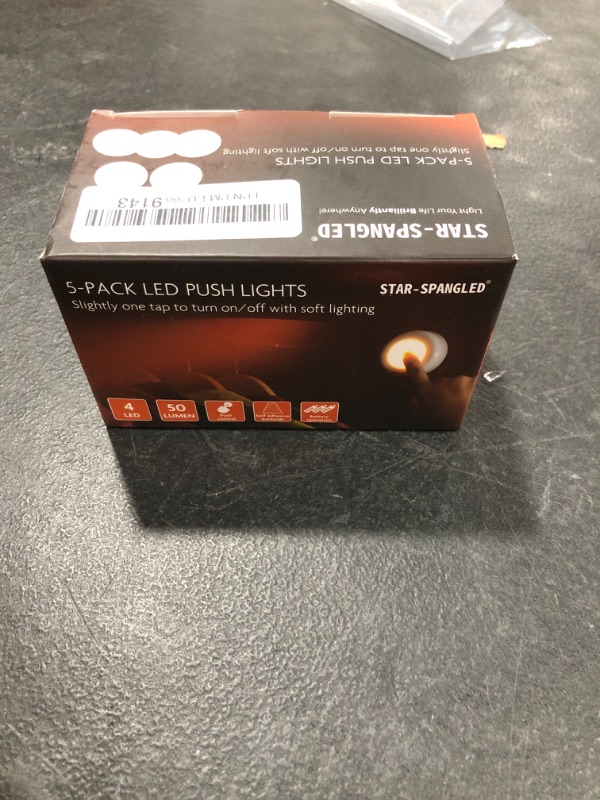 Photo 1 of 5 pack led push lights 