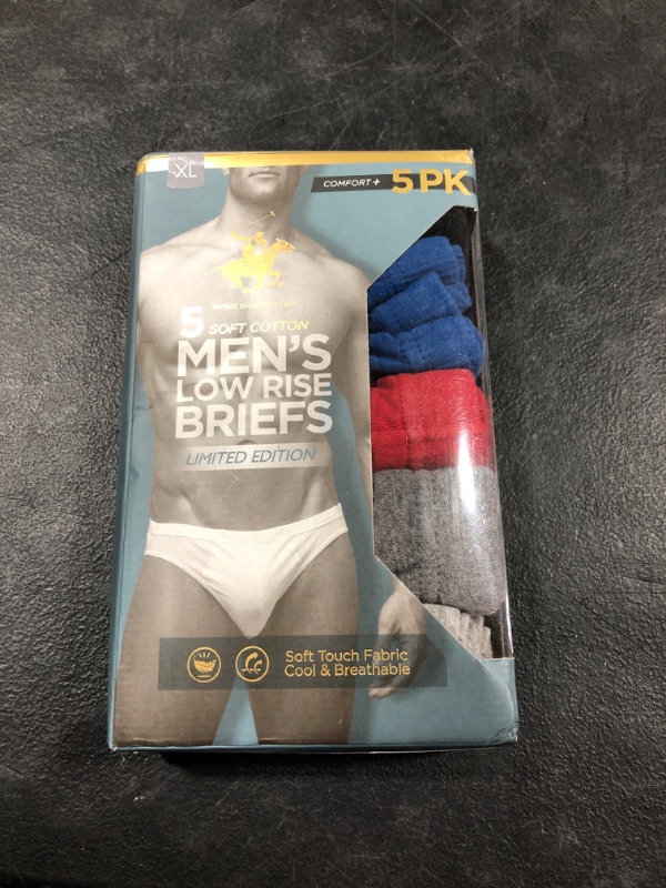 Photo 1 of 5 soft cotton mens low rise briefs size XL