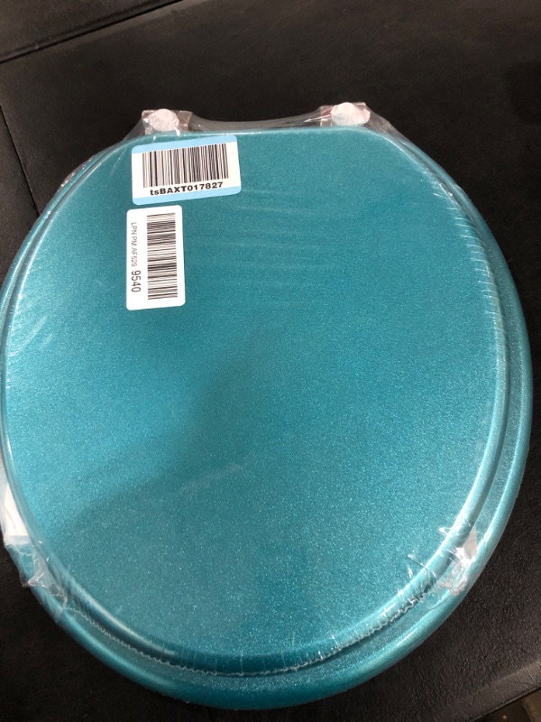 Photo 2 of  TOILET SEAT -BLUE GLITTER