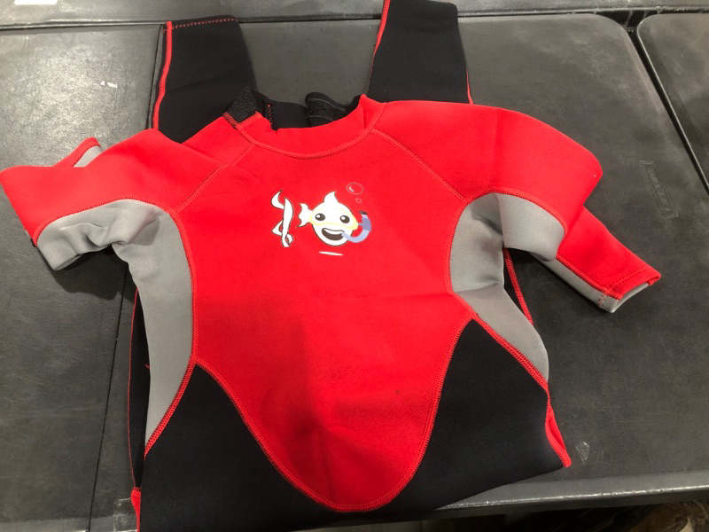 Photo 1 of BOYS WET SUIT -RED/BLACK
SIZE-10