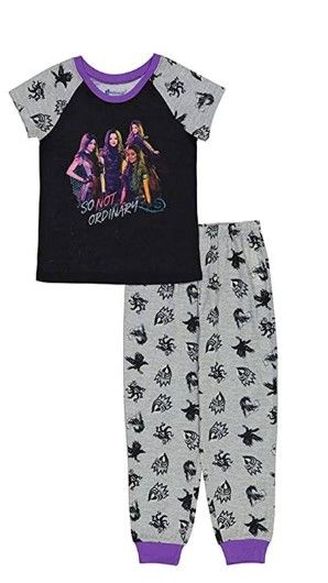 Photo 1 of Disney Girls' Descendents 2-Piece Pajama Set (6)