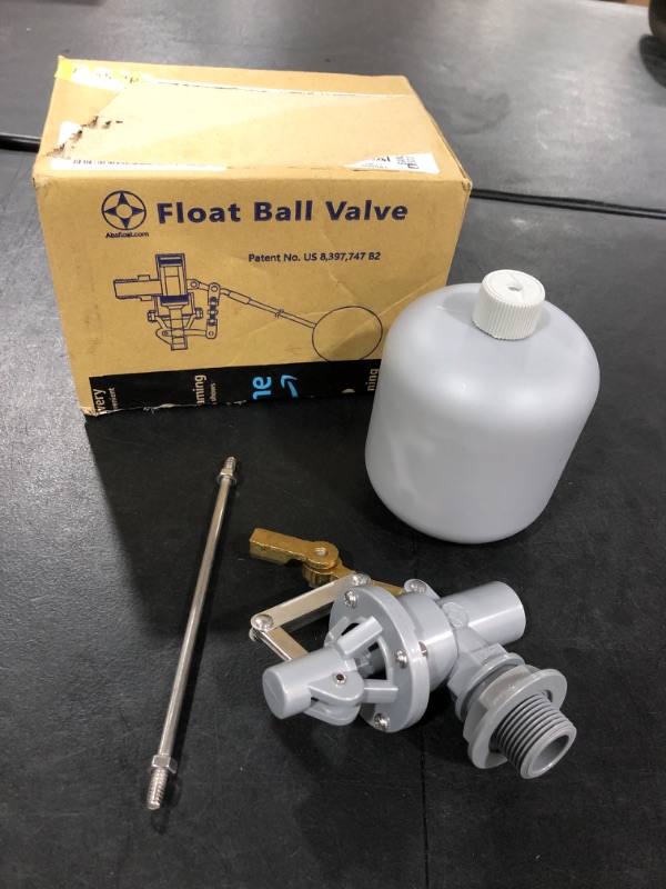 Photo 2 of ABS Balanced Float Ball Valve, 100 psi Pressure, 3/4 inch PT Male 0.75 Inch