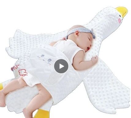 Photo 1 of Baby Exhaust Stomach Newborn Bean Blanket Sleep Comfort Pillow Big White Goose
