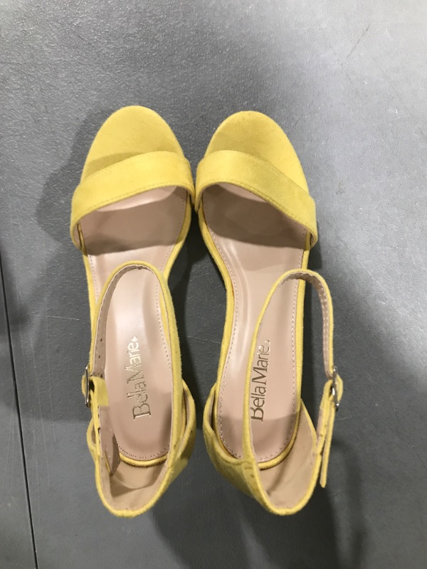 Photo 2 of BelleMarie yellow heels size 8