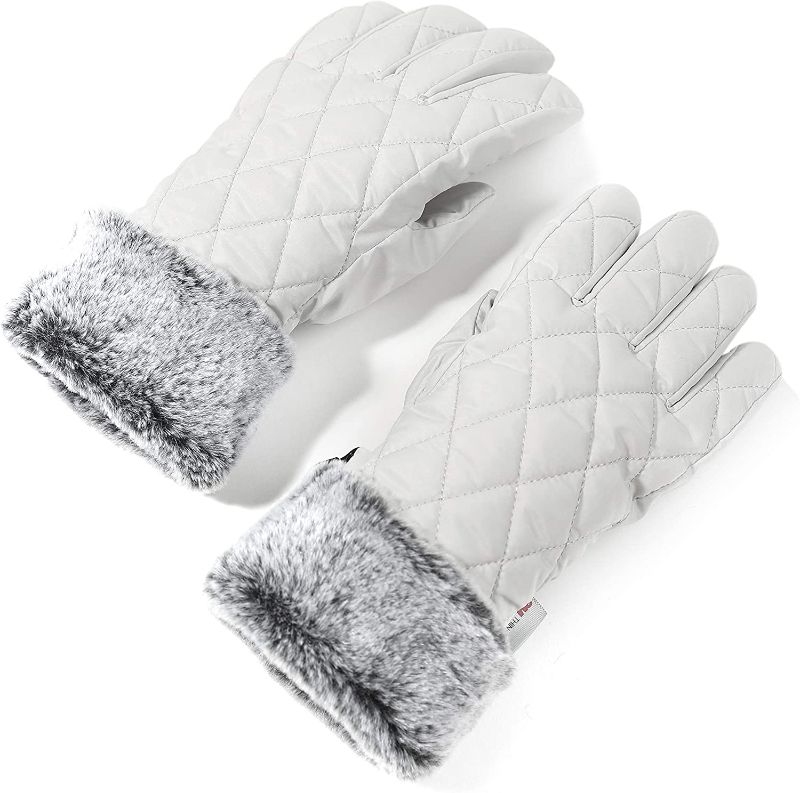 Photo 1 of accsa Women Winter Ski Glove Waterproof 3M Thinsulate Warm Windproof 