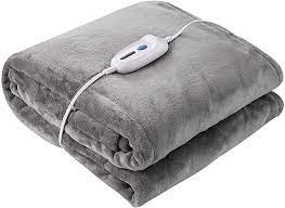 Photo 1 of  Electric Heated Blanket Twin Size 62"x84" Grey