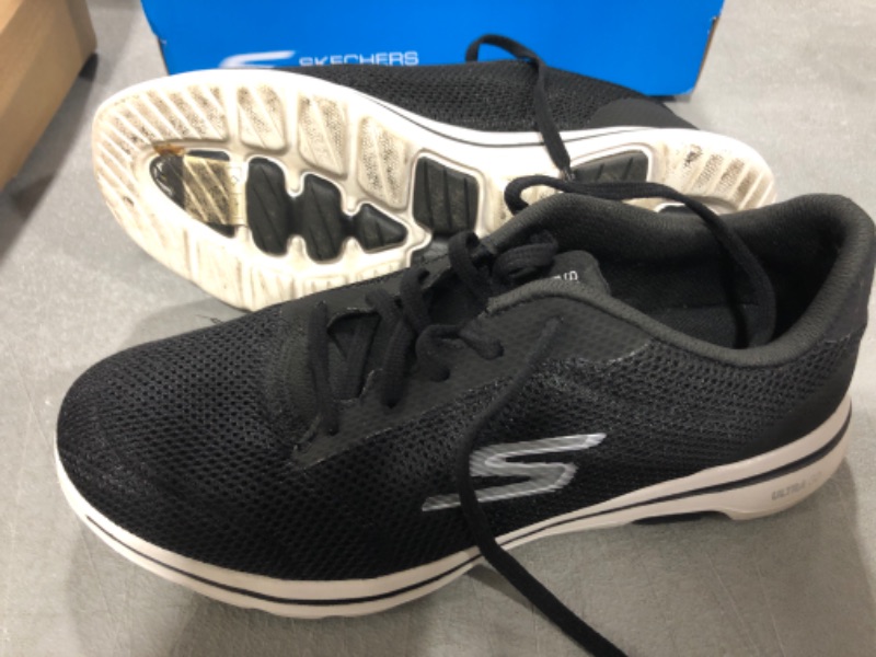 Photo 2 of [Size 8] Skechers Women's Go Walk 5-Lucky Sneaker 8.Black/White