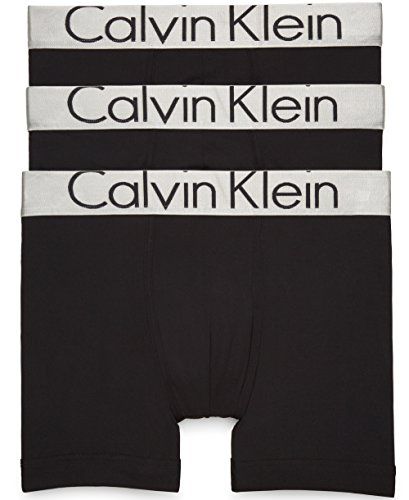 Photo 1 of [Size L] Calvin Klein Men's Cotton Stretch 3-Pack Boxer Brief Small Black 