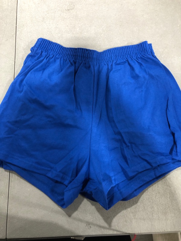 Photo 2 of [Size Large] Soffe Juniors' Authentic Cheer Short 2-Pack -Royal (2-pack)