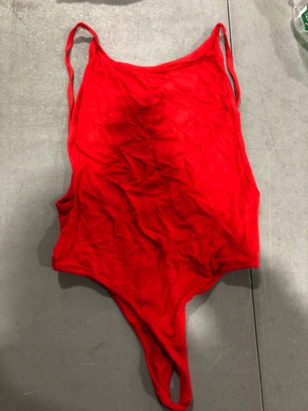 Photo 1 of [Size XS] Body suit- Red