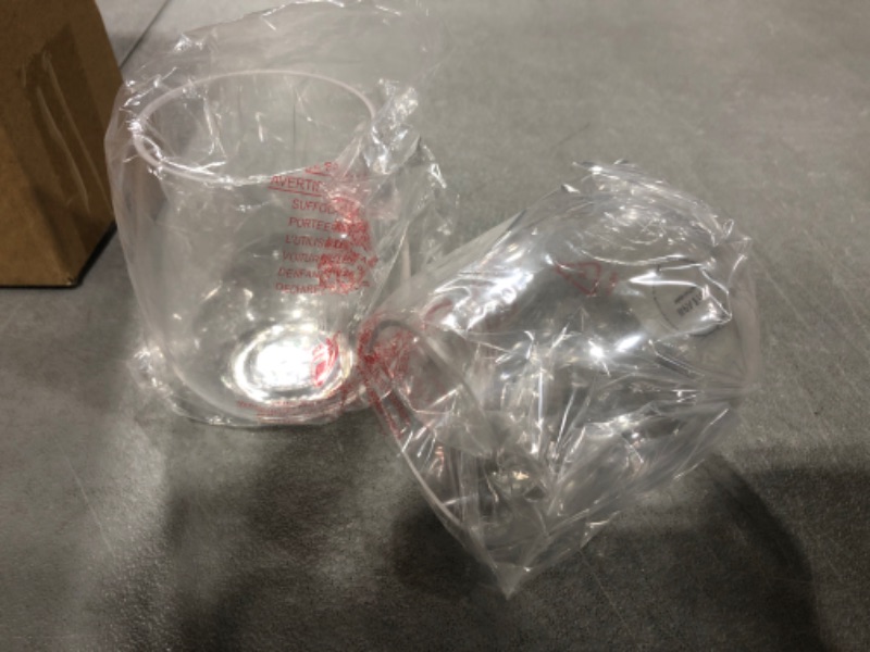 Photo 1 of 6 Pack of plastic glasses