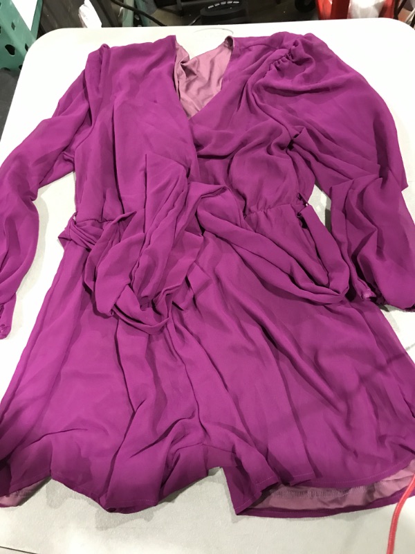 Photo 1 of [Size Unknown] Ladies Purple Waist Tie Jumper Shorts