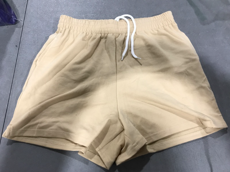 Photo 1 of [Size M] Ladies Sweat Shorts- Beige