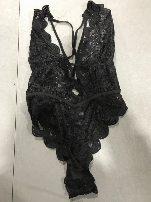 Photo 1 of [Size M] Black Lace Teddy