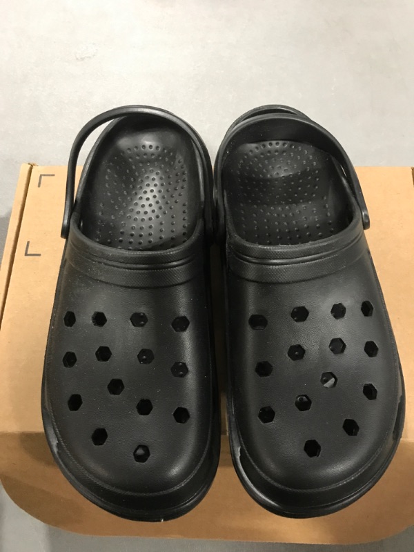 Photo 2 of [Size 9] Unisex Garden Clogs Shoes- Black
