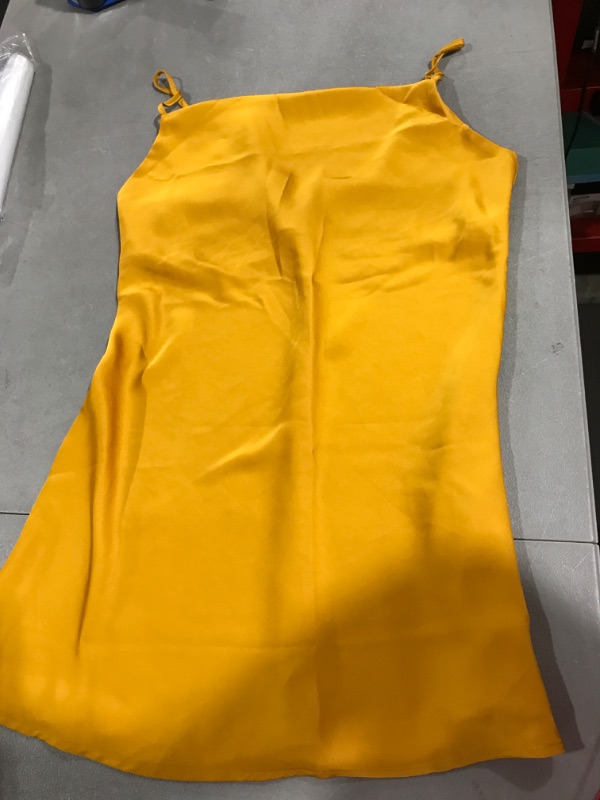 Photo 2 of [Size L] Satin Mini Slip Dress

