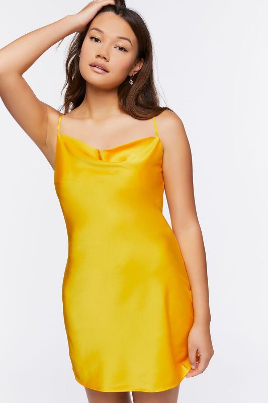 Photo 1 of [Size L] Satin Mini Slip Dress
