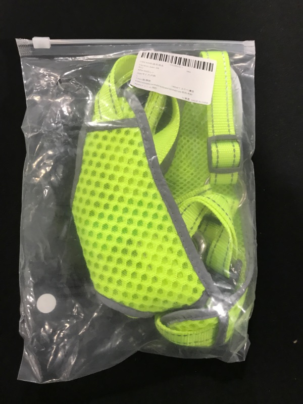 Photo 2 of [Size L] AIR Dog Harness Leash Set, Puppy Leash Harness, No-Choke Dog Harness, Mesh Dog Harness, Comfortable Dog Harness, Plus 4 ft Reflective Dog Leash with Padded Handle Air- yellow