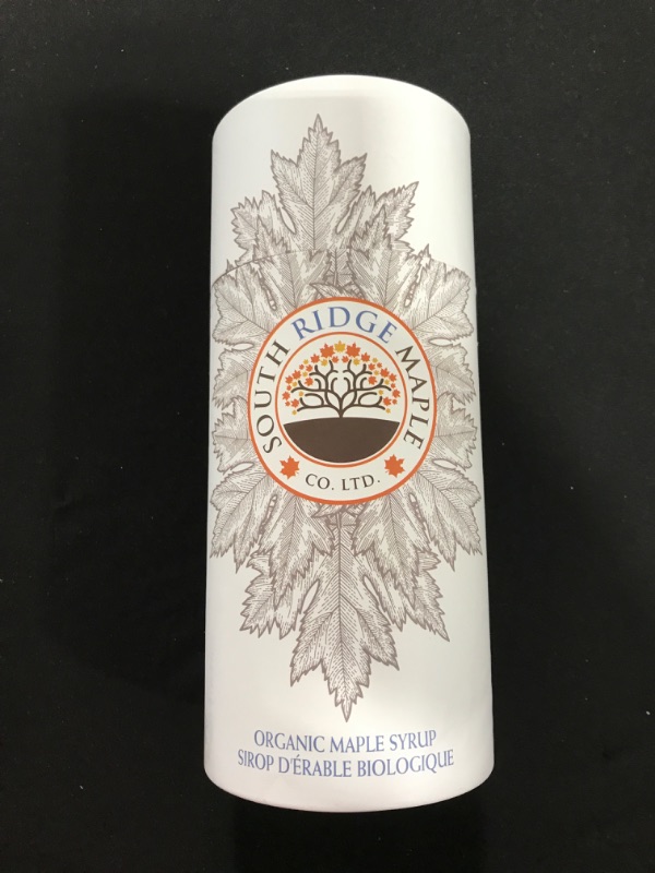 Photo 1 of South Ridge Maple Organic Single Source Pure Real Maple Syrup | 12.7oz (375 ml) Traditional Bottle | Grade A Amber Rich Taste and Velvety Smooth Texture | Perfect for Pancakes & Drizzled on Granola