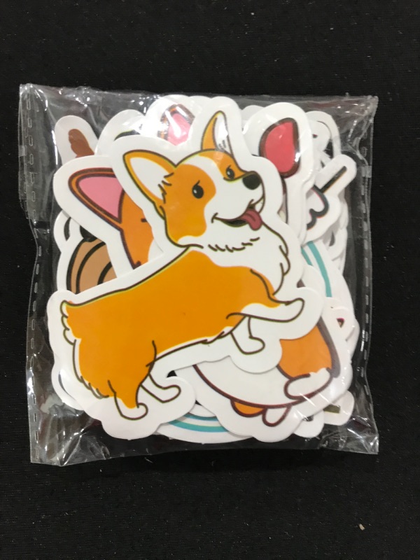 Photo 1 of 50Pcs Dog Stickers for Decoration Water Bottle Phone Case Luggage Vinyl Dog Stickers for Kids Teens Adults