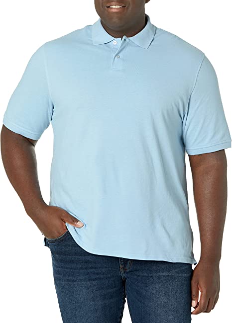 Photo 1 of Amazon Essentials Men's Regular-Fit Cotton Pique Polo Shirt (Available in Big & Tall)
