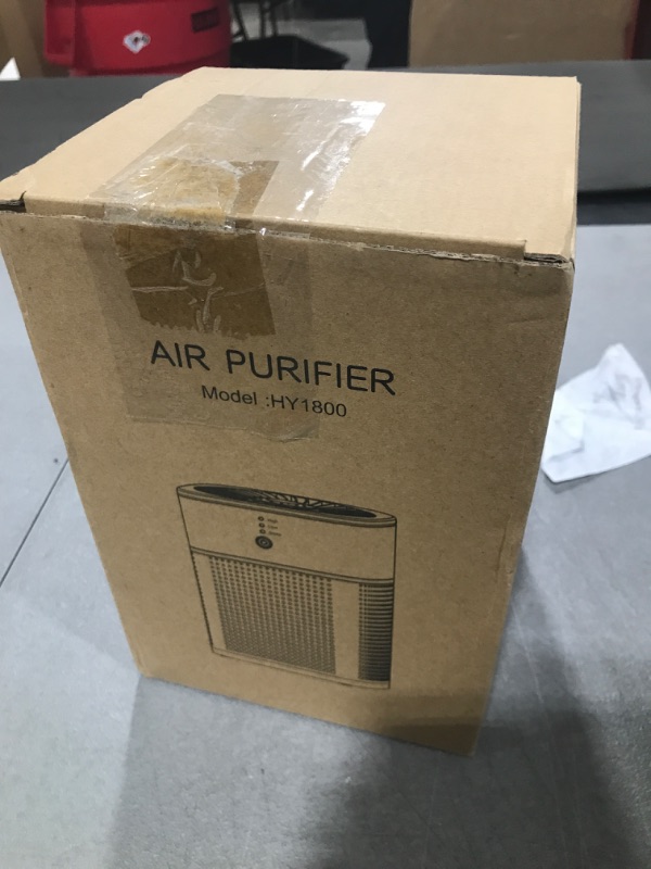 Photo 3 of Air Purifier for Bedroom, H13 True HEPA Filter Air Purifier, 360° Air Intake with 5-Stage Filtration, 24db Filtration System Air Cleaner Odor Eliminator Remove 99.97% Dust Smoke Pollen Dander for Pets Allergies White