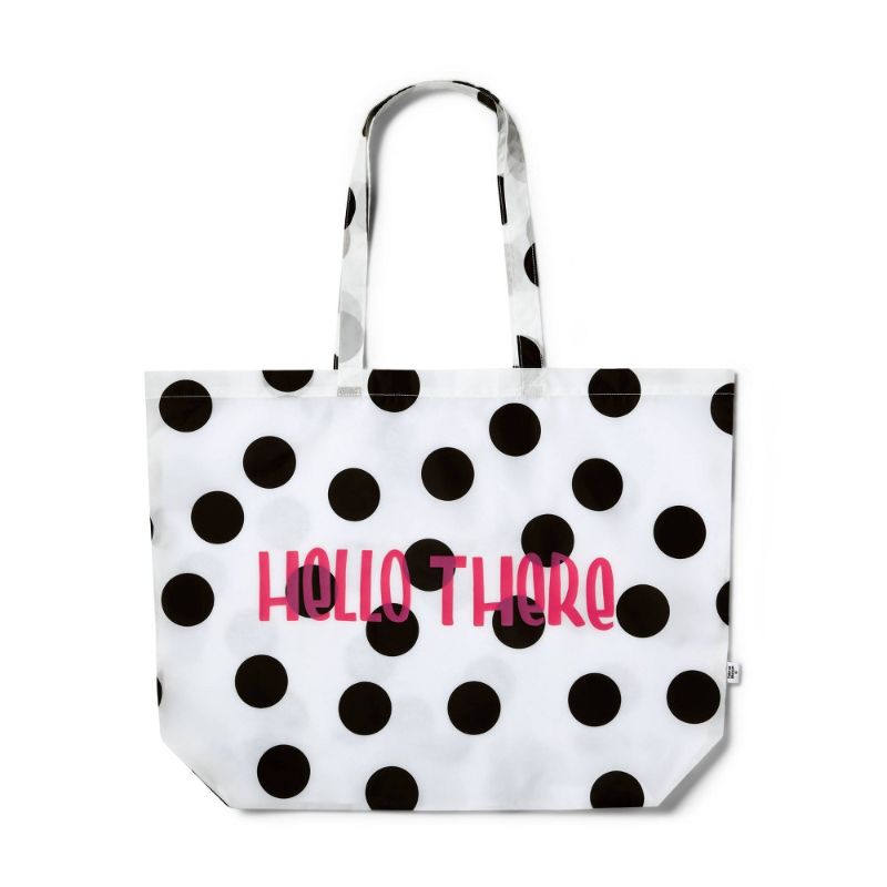 Photo 1 of 'Hello There' Dots Reusable Packable Tote - Tabitha for Target 2-PACKS